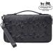  Coach COACH men's second bag leather original leather purse type pushed . long wallet clutch bag bag high capacity outlet leather black 2way smaller 