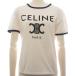  Celine Trio mf Classic футболка / хлопок джерси - tops 2X872671Q хлопок 100% "теплый" белый CELINE б/у 