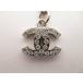 [ прекрасный товар ] Chanel CHANEL CC Logo стразы серебряный pre -tedo колье серебряный 