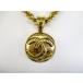 [ очень красивый товар ] CHANEL Chanel Vintage CC здесь Mark Gold колье Gold 