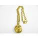 CHANEL Chanel CC здесь Mark Gold длинный колье Gold 