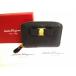  Salvatore Salvatore Ferragamo Ferragamo vala кожа раунд Zip кошелек для мелочи . монета perth [ не использовался хранение товар ]