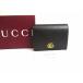  Gucci GUCCI GGma-monto кожа футляр для карточек 2. складывать кошелек compact бумажник мужской женский [ не использовался хранение товар ]