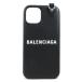 Balenciaga BALENCIAGA смартфон кейс iPhone12 Pro кейс кожа черный 