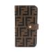  Fendi FENDI смартфон кейс iPhone11 Pro кейс Zucca кожа Brown 