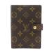  Louis Vuitton LOUIS VUITTON обложка для записной книжки Agenda PM монограмма парусина Brown 