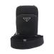  Prada PRADA смартфон кейс phone держатель смартфон сумка кожа черный 
