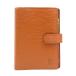  Louis Vuitton LOUIS VUITTON обложка для записной книжки механический карандаш комплект epi Agenda PM epi кожа Brown 