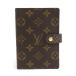  Louis Vuitton LOUIS VUITTON обложка для записной книжки монограмма Agenda PM монограмма парусина / metal Brown / Gold 