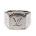 Louis Vuitton LOUIS VUITTON кольцо * кольцо sig сеть кольцо metal серебряный 