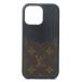  Louis Vuitton LOUIS VUITTON смартфон кейс iPhone14 Pro Max кейс IPHONE бампер 14 PRO MAX кожа черный × Brown 