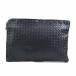  Bottega Veneta BOTTEGAVENETA клатч сетка кожа черный 