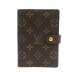  Louis Vuitton LOUIS VUITTON обложка для записной книжки Agenda PM монограмма парусина Brown 
