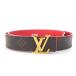  Louis Vuitton LOUIS VUITTON ремень гибрид сельдерея и салата -ru initial монограмма парусина rouge 