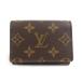  Louis Vuitton LOUIS VUITTON футляр для карточек футляр для визитных карточек Anne veropkarutodu vi jito монограмма парусина Brown 