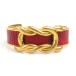  Hermes HERMES браслет Lizard / metal красный × Gold 