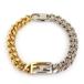  Fendi FENDI браслет metal Gold × серебряный 