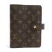  Louis Vuitton LOUIS VUITTON обложка для записной книжки Agenda MM монограмма парусина Brown 