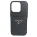  Prada PRADA смартфон кейс iPhone16 Pro силикон / кожа черный 