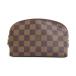  Louis Vuitton LOUIS VUITTON косметичка небольшая сумочка cosme tik Damier парусина eben