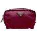  Prada PRADA косметичка сумка нейлон wine red 