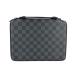  Louis Vuitton LOUIS VUITTON iPad кейс Damier gla Fit iPad Esse n автомобиль ru Damier gla Fit парусина черный 