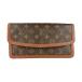  Louis Vuitton LOUIS VUITTON клатч монограмма небольшая сумочка dam PM монограмма парусина Brown 