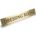 Black Box Buzz латунь дверь автограф plate [ DRESSING ROOM ]...12cm x 2cm