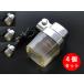 jmc-007#JMC прямоугольник европейский указатель поворота ( полировка .. корпус ) * пожелтение линзы *4 шт. комплект 