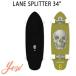  немедленно отгрузка YOW/yauSKATE LANE SPLITTER полоса сплиттер CHRISTENSON 34inc Surf skate длинный скейтборд длинная доска скейтборд off tore