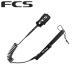 あすつく対応 FCS SUP Adjustable Race Comp Leash Ankle 12'6-14' / エフシーエス サップ アジャスタブル レース コンプ リーシュコード 足首用 2044-BLK-ADJ