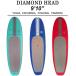 SUP �T�b�v�{�[�h �p�h���{�[�h �\�t�g�{�[�h �_�C�A�����h�w�b�h/DIAMONDHEAD 9'10 D-17S ���K�p���[�V���J�b�v�t ���Z�^�A�c�Ə��~�� �������� �֘A�摜1