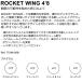 �E�C���O�t�H�C���{�[�h F-ONE / �G�t���� ROCKET WING 4'8 ���P�b�g�E�B���O �t�H�C���{�[�h �t�H�C�� �E�C���O�t�H�C�� ���Z�^�A�c�Ə��~�� �֘A�摜1