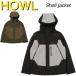 24-25 HOWL/ - uruSHELL SNOW jacket мужской женский водонепроницаемый жакет одежда для сноуборда зимняя одежда -2025