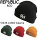 24-25 REPUBLIC &amp; CO/lipa желтохвост kVISTA LOGO beanie мужской женский вязаная шапка . сноуборд Beanie зимняя одежда -2025