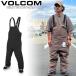 23-24 VOLCOM/ Volcom V.CO SPARTA BIB overall мужской женский водонепроницаемый bib брюки одежда для сноуборда зимняя одежда -2024