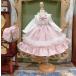 BJD кукла одежда розовый Лолита One-piece капот имеется шляпа длинный рукав комплект гонки платье жемчуг оборудование орнамент классический симпатичный .. sama способ 