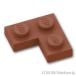 レゴ パーツ ばら売り #2420 プレート 2 x 2 - コーナー：ブラウン | LEGOの部品 板