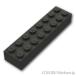  Lego детали продажа поотдельности #3007 блок 2 x 8: черный | LEGO. детали 