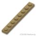  Lego детали продажа поотдельности #3460 plate 1 x 8: темный язык | LEGO. детали 
