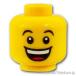  Lego детали продажа поотдельности #3626pb1354 Mini fig двойной head - смех лицо / плач . лицо : желтый | LEGO. детали 