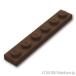  Lego детали продажа поотдельности #3666 plate 1 x 6: темно-коричневый | LEGO. детали 