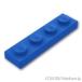  Lego детали продажа поотдельности #3710 plate 1 x 4: голубой | LEGO. детали доска 