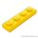  Lego детали продажа поотдельности #3710 plate 1 x 4: желтый | LEGO. детали доска 