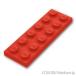  Lego детали продажа поотдельности #3795 plate 2 x 6: красный | LEGO. детали доска 