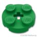  Lego детали продажа поотдельности #4032 plate 2 x 2 - раунд : зеленый | LEGO. детали 