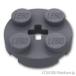  Lego детали продажа поотдельности #4032 plate раунд 2 x 2 - ось дыра : темно-серый | LEGO. детали 
