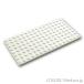  Lego детали продажа поотдельности #92438 plate 8 x 16: белый | LEGO. детали 