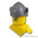  Lego детали продажа поотдельности #x1533 Mini fig headgear bai King. шлем : Flat серебряный | LEGO. детали 