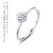 ���A�T�i�C�g �����O 0.5Carat �����O �w�� ���f�B�[�X �����O �v�`�v�� �ז� ���f�B�[�X �V���o�[925 �z���C�g �V���o�[ 11�� 14
